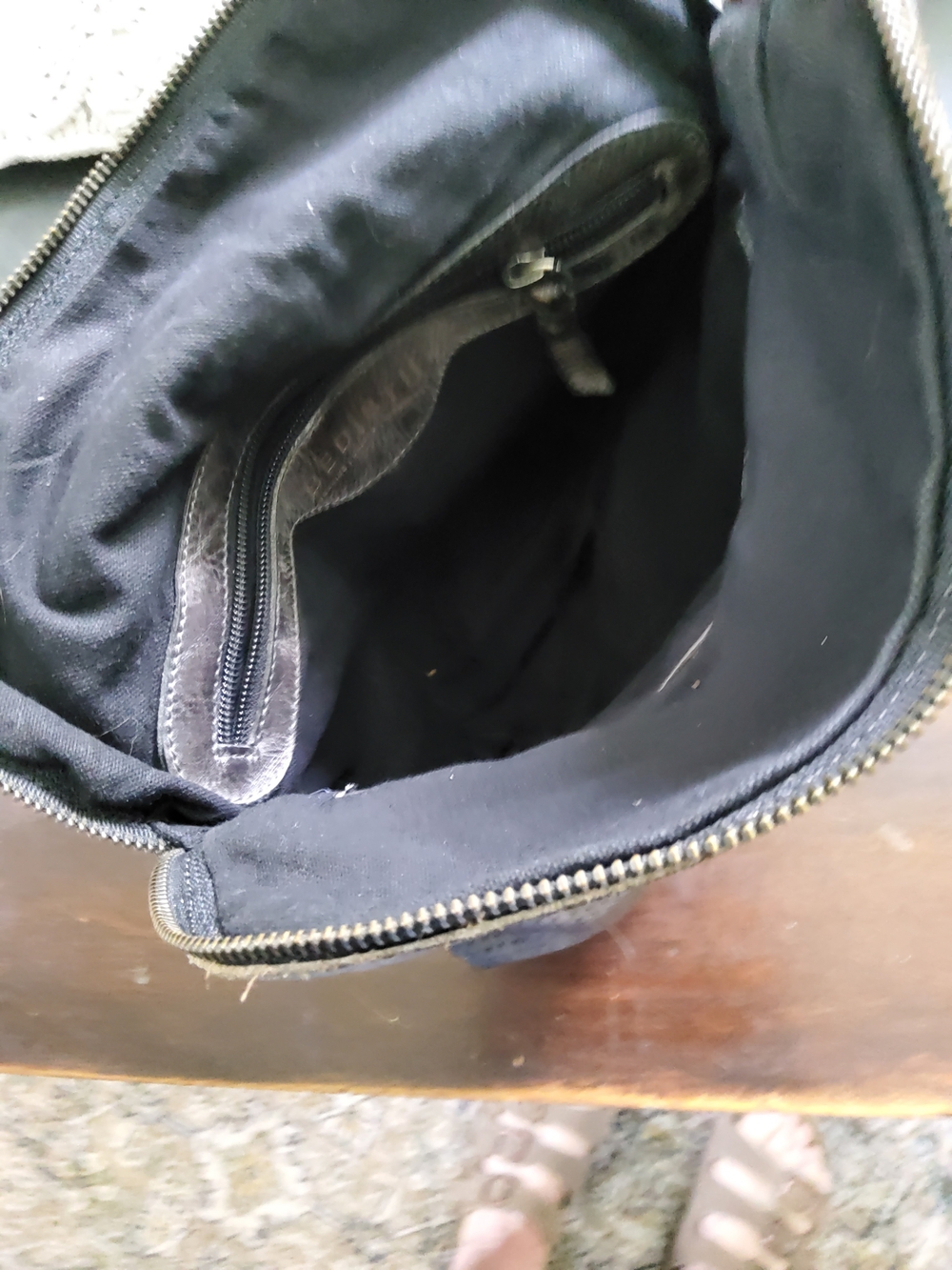 Bed Stu Pastsy Black Leather Backpack - Nwt - Picture 4 of 6